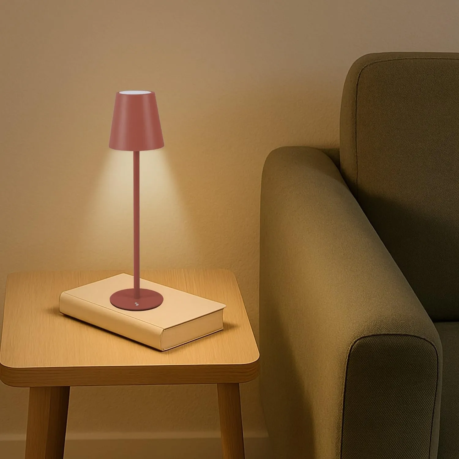 Lámpara de Mesa LED Recargable Beper Inalámbrica y Portátil