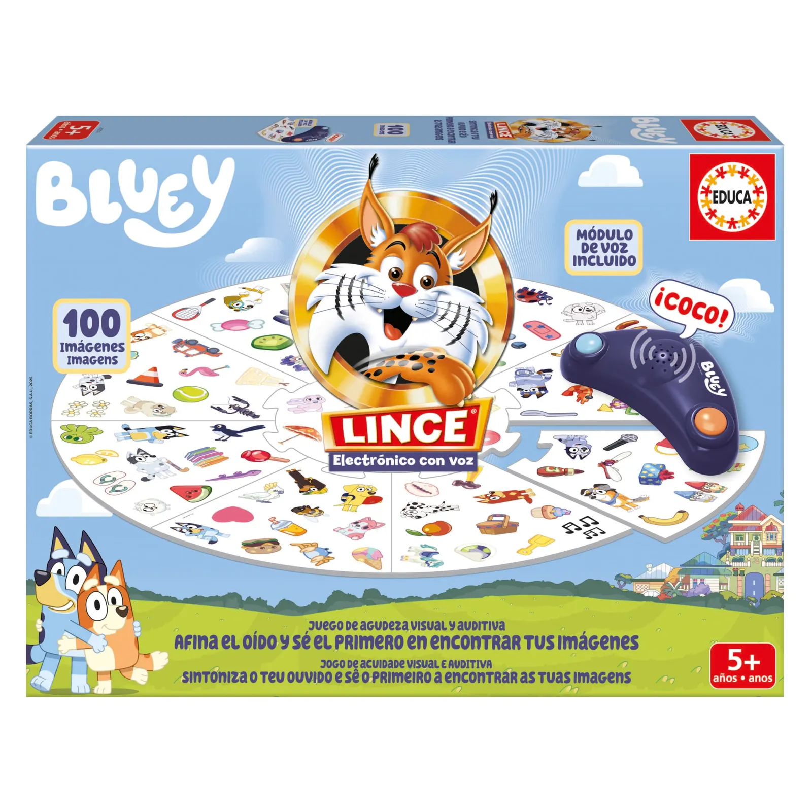Educa Lince Bluey Juego de Mesa Infantil 20359