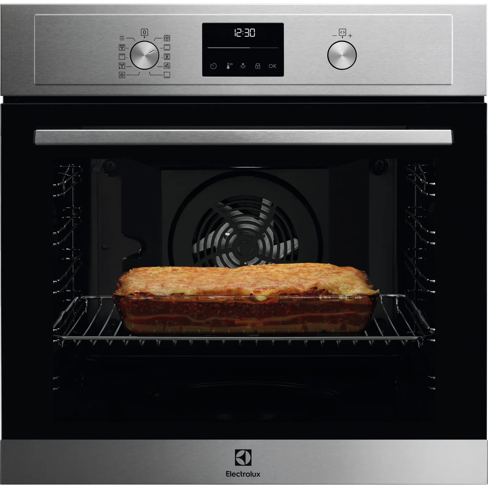 Horno Multifunción Electrolux EOF6P54TX, 72L, Pirolítico, Inox
