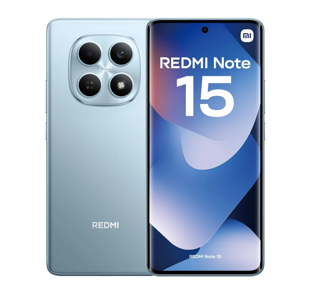 Xiaomi Redmi Note 15 8GB+256GB Azul Glacier (Sin Cargador)