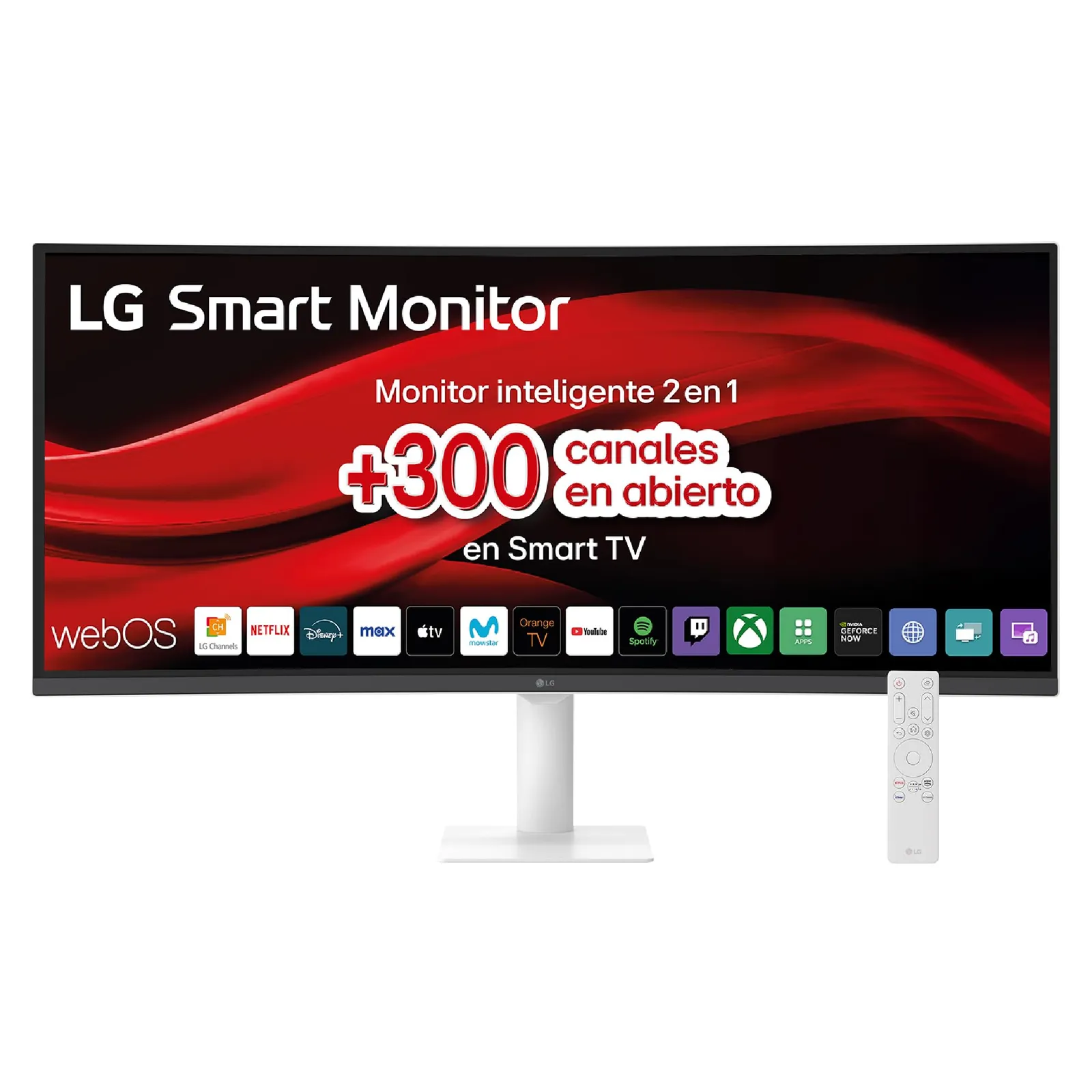 Monitor LG 34U601SA-W, 34" WQHD, VA, webOS24, Mando