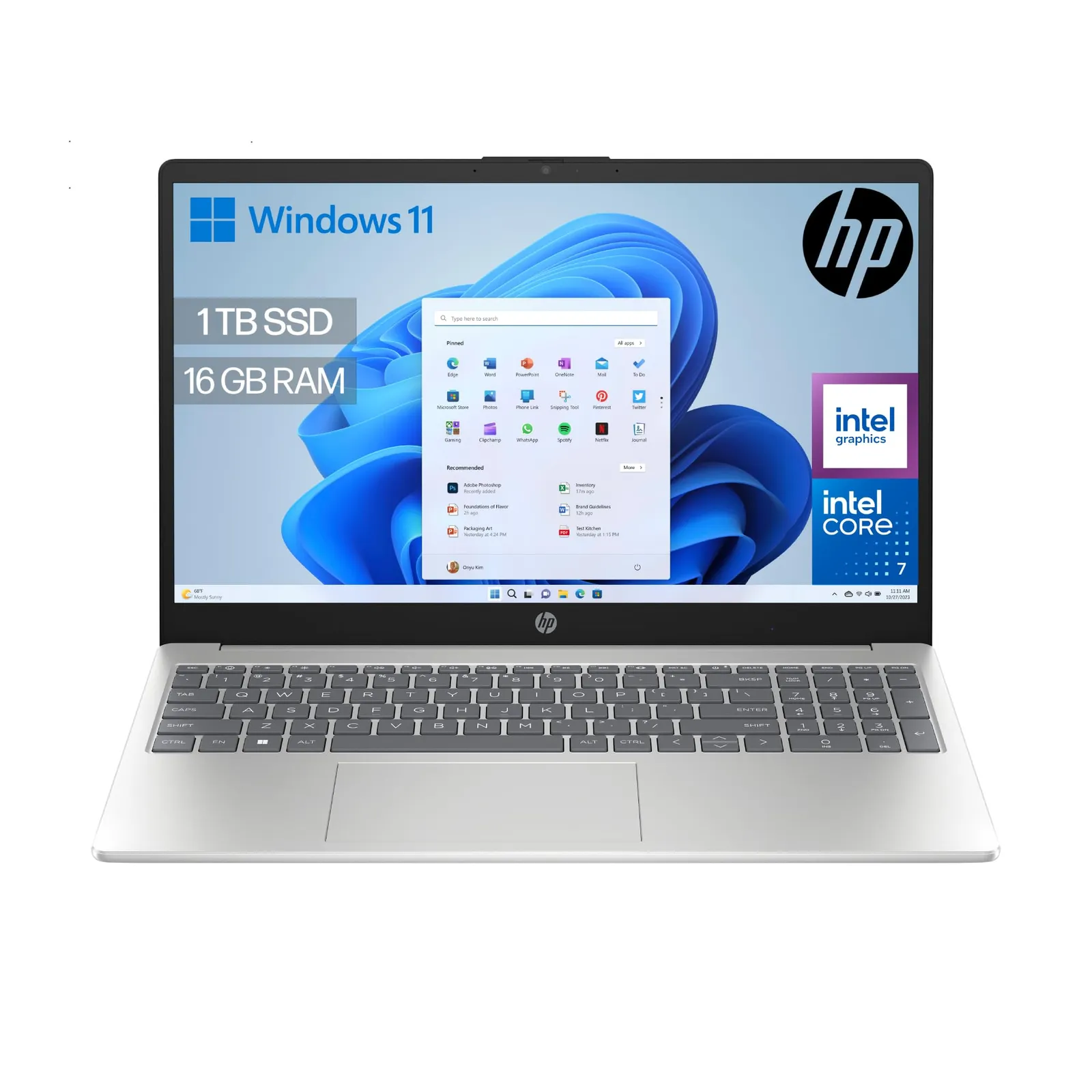 HP 15-fd0405ns: Portátil 15.6" FHD, Intel Core i7, 16GB RAM, 1TB SSD