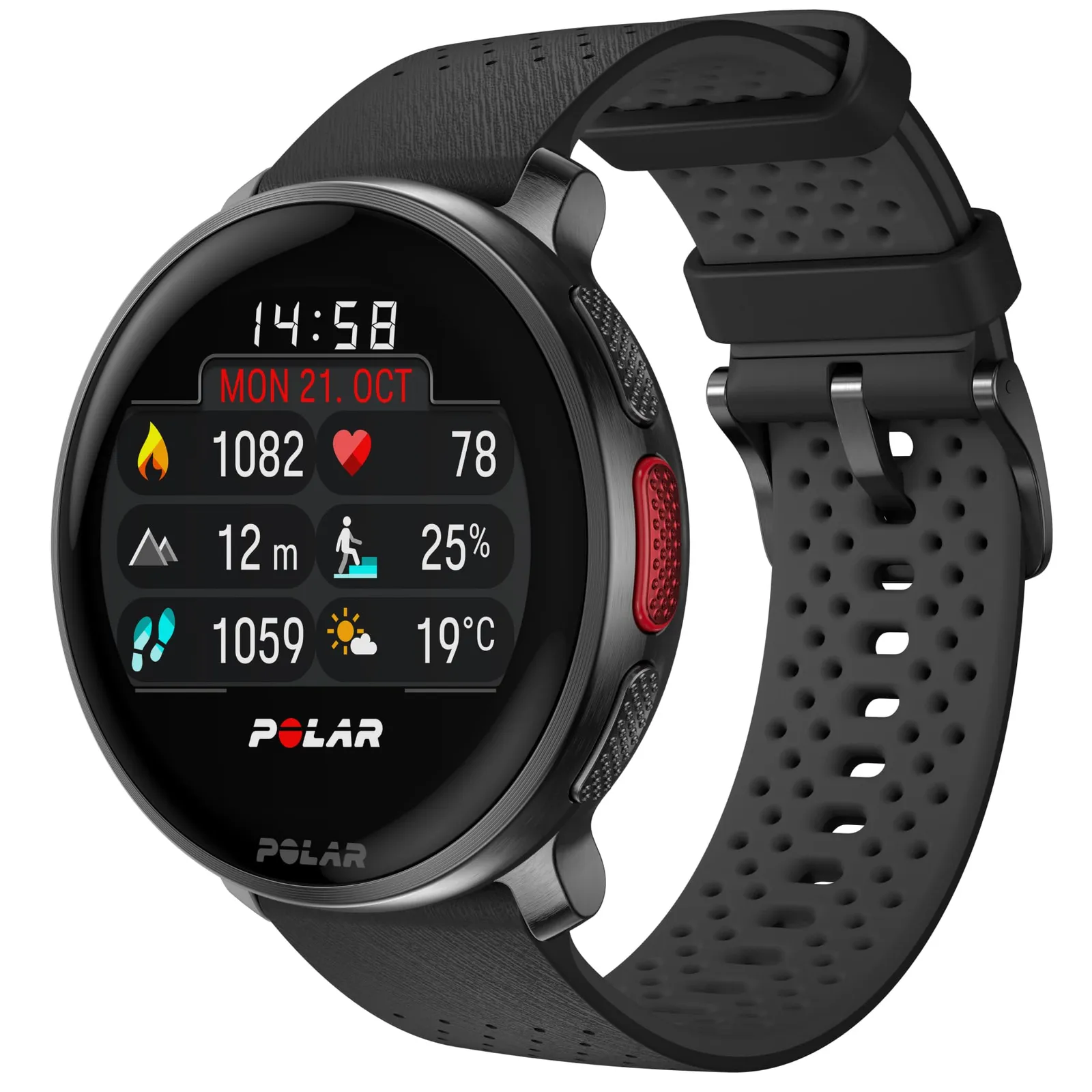 Polar Vantage V3: Reloj Deportivo GPS, Frecuencia Cardíaca Avanzada, Mapas Offline