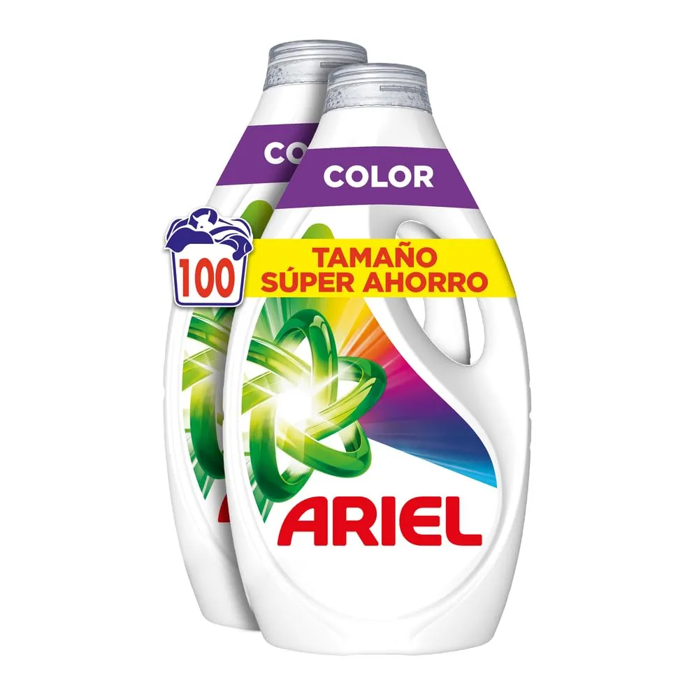 Ariel Detergente Líquido Color: 100 Lavados para Ropa de Color