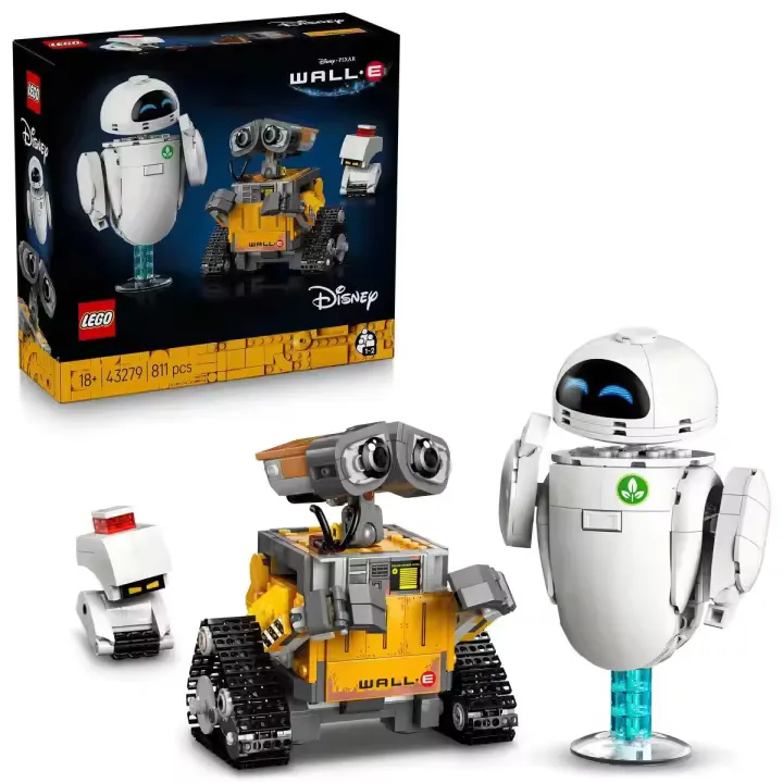 LEGO Disney Pixar WALL-E y EVE Set de Construcción