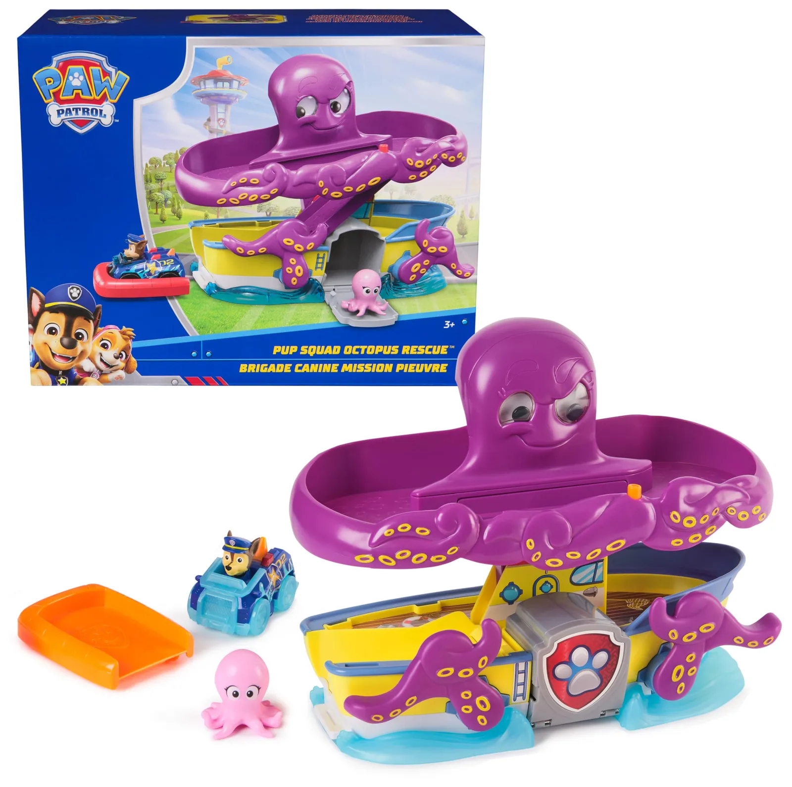 Patrulla Canina Pup Squad Set de Juego Pulpo Gigante