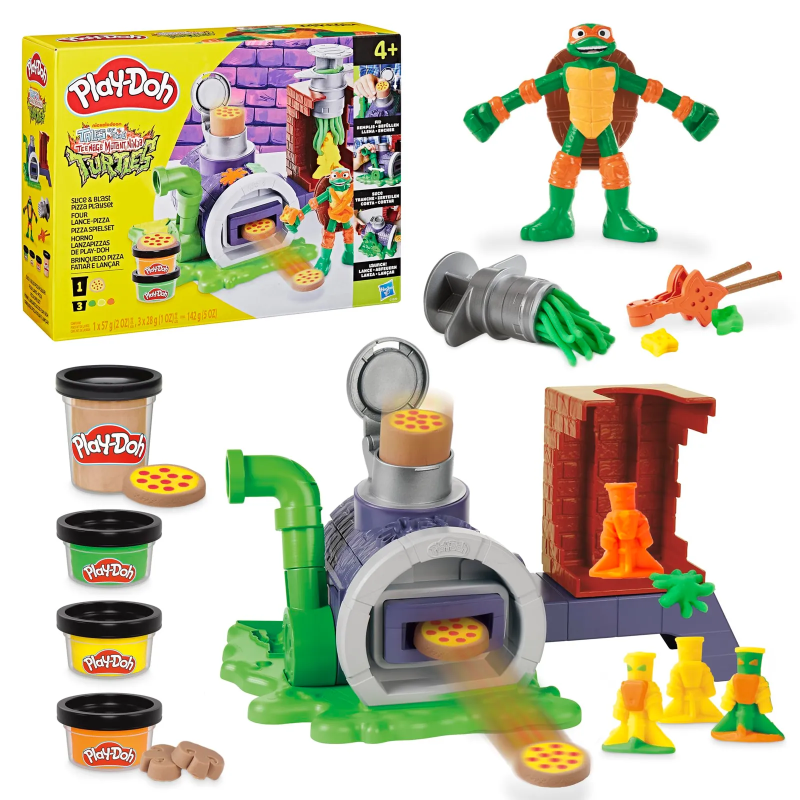 Set de Juego Play-Doh Teenage Mutant Ninja Turtles Horno Lanzapizzas