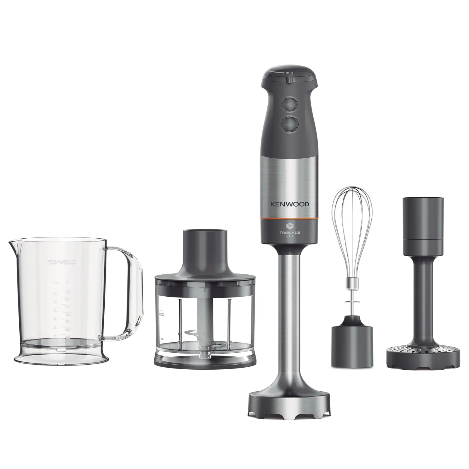 Minipimer Kenwood Triblade XL+ HBM60.307GY 1000W, Gris