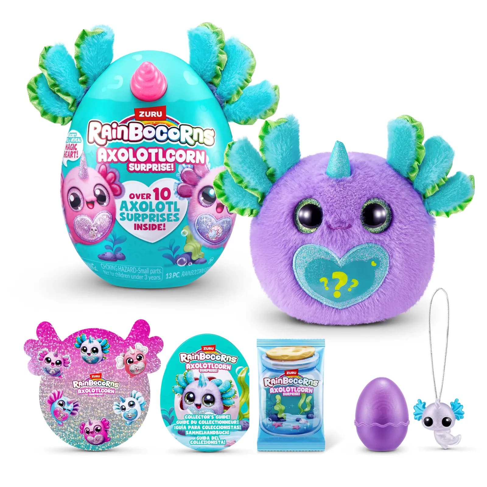 Peluche Rainbocorns Axolotlcorn Surprise Lulu de ZURU para mayores de 3 años