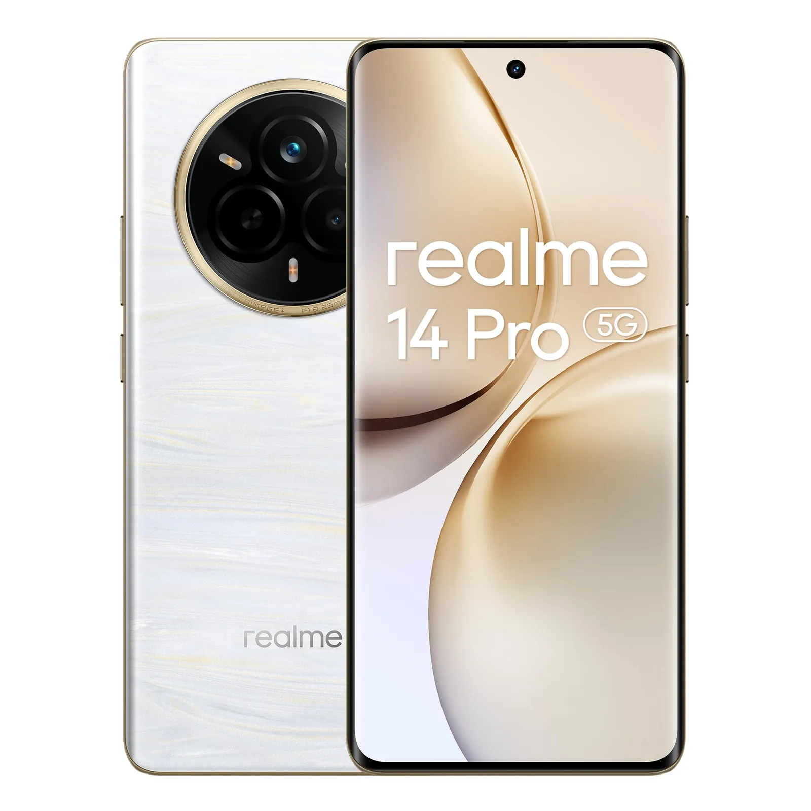 Realme 14 Pro 5G Smartphone: 256GB, 18GB RAM, Cámara Sony IMX882 OIS AI, Blanco