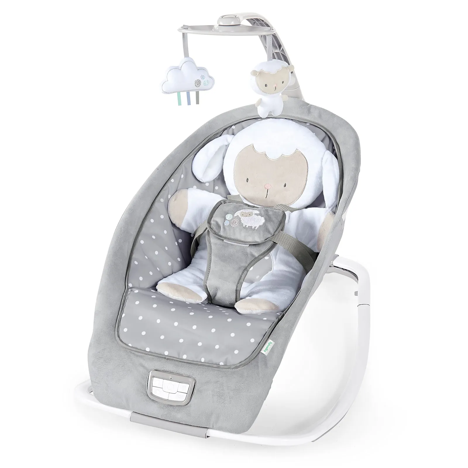 Hamaca Mecedora para Bebés Ingenuity Cuddle Lamb hasta 18 kg