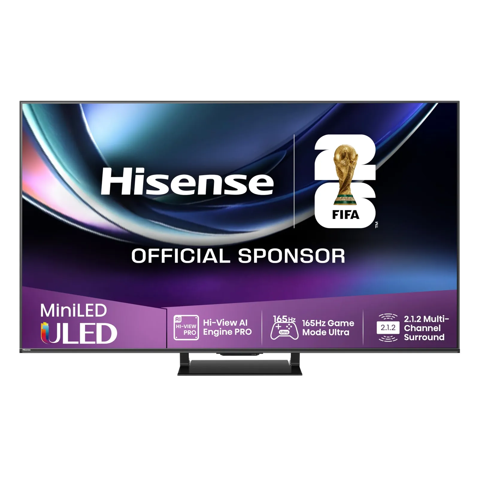Hisense 75U7Q Pro: Smart TV Mini LED 75" 165Hz, Modo Juego, Full Array Local Dimming, Sonido 2.1.2 Dolby Vision/Atmos