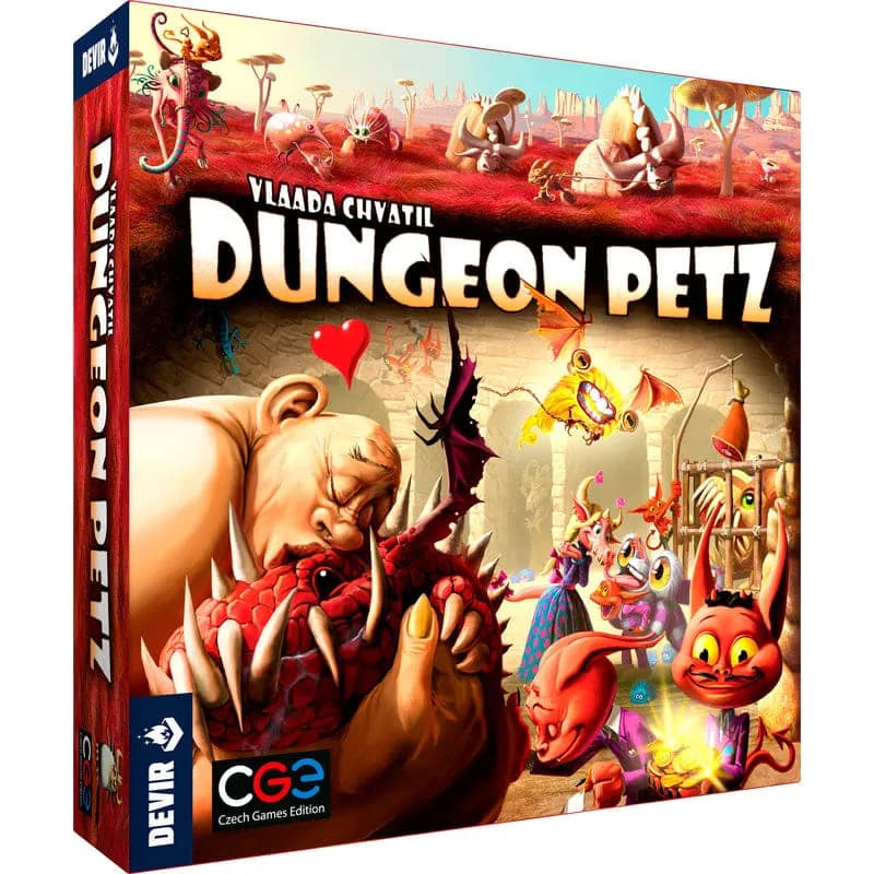 Juego de mesa Dungeon Petz: Cría y venta de mascotas para diablillos