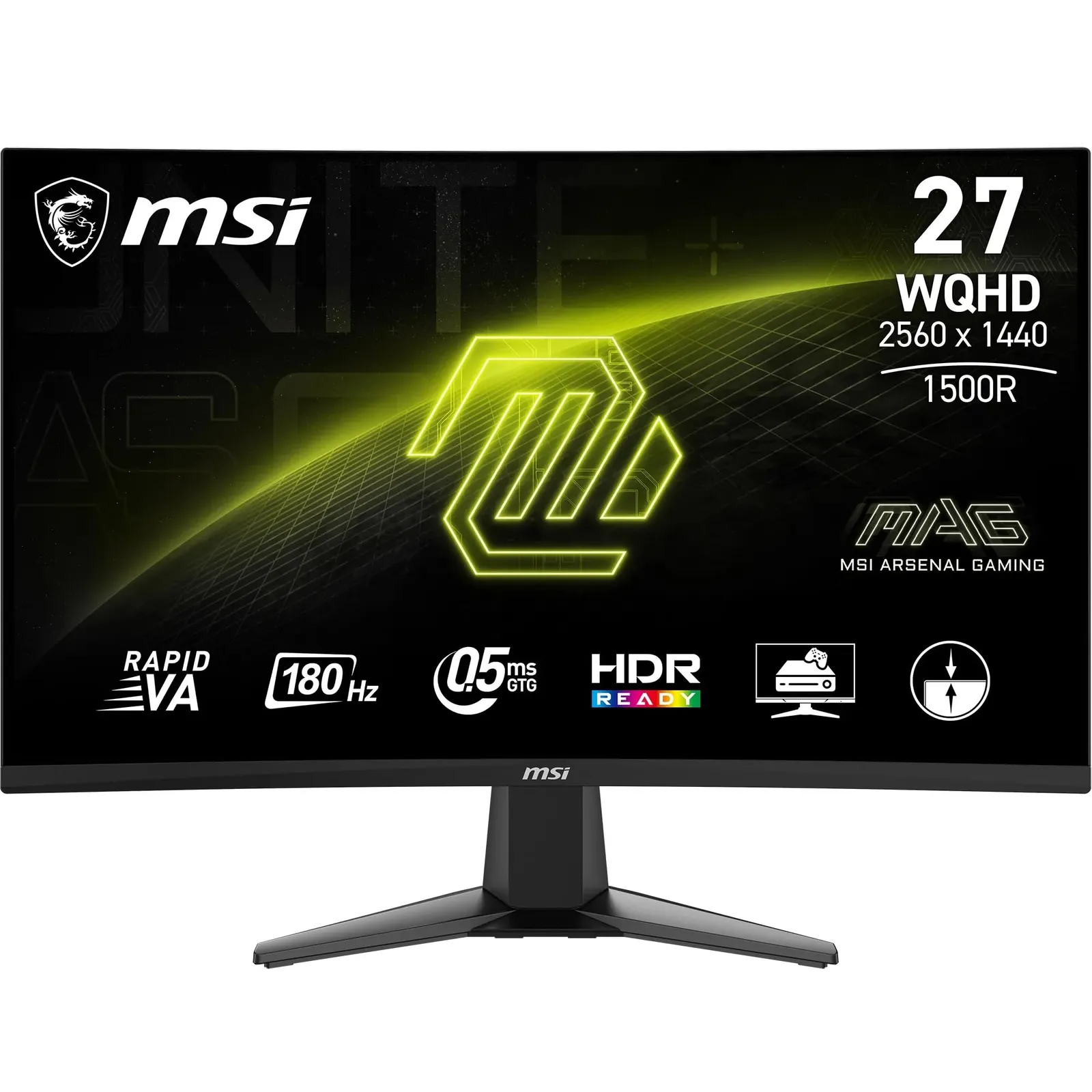 MSI MAG 27CQ6FA Monitor Gaming Curvo 27" WQHD 180Hz