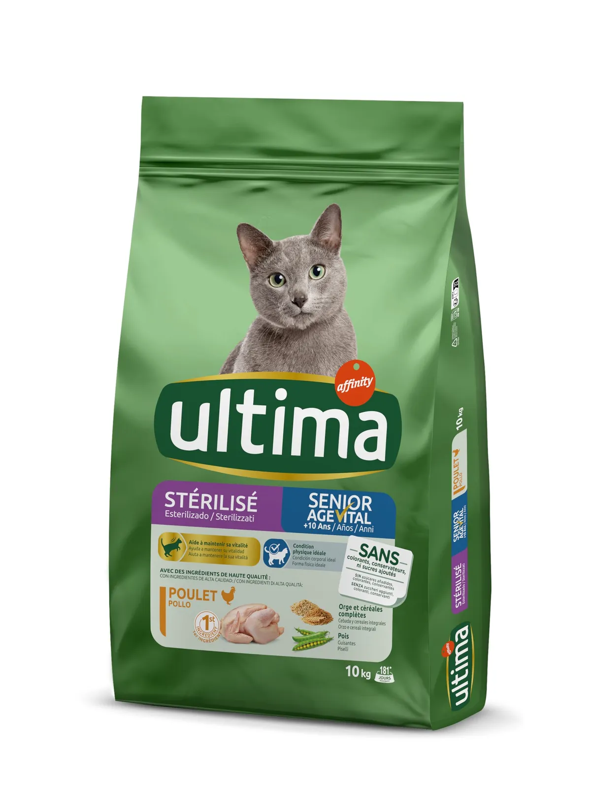 Pienso para Gatos Esterilizados Senior Ultima, 10kg