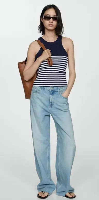Top de mujer con estampado de rayas - 2.99€