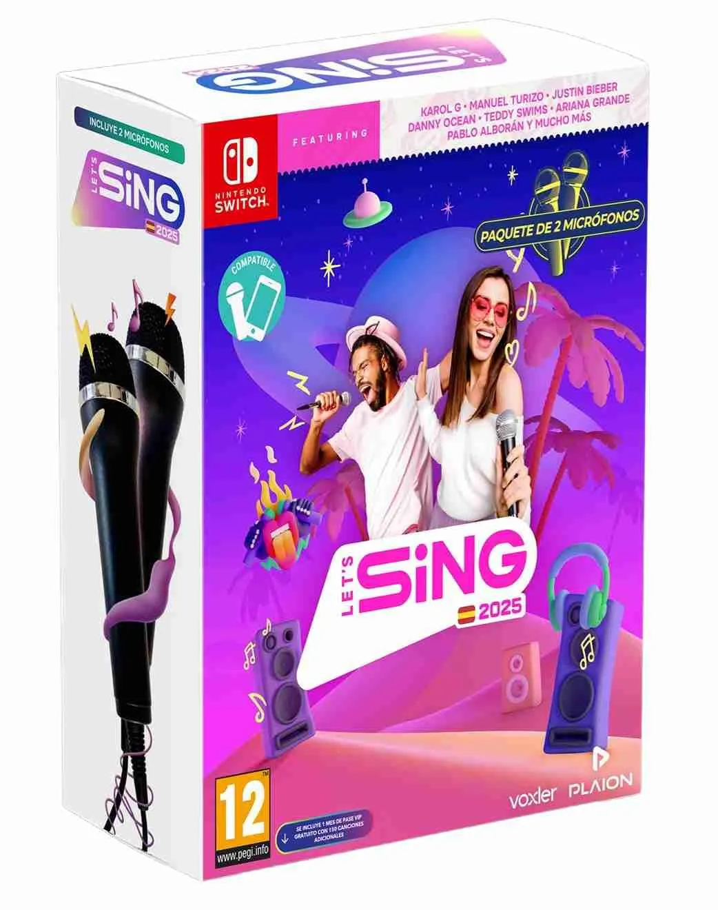 Lets Sing 2025 con 2 Micrófonos Incluidos