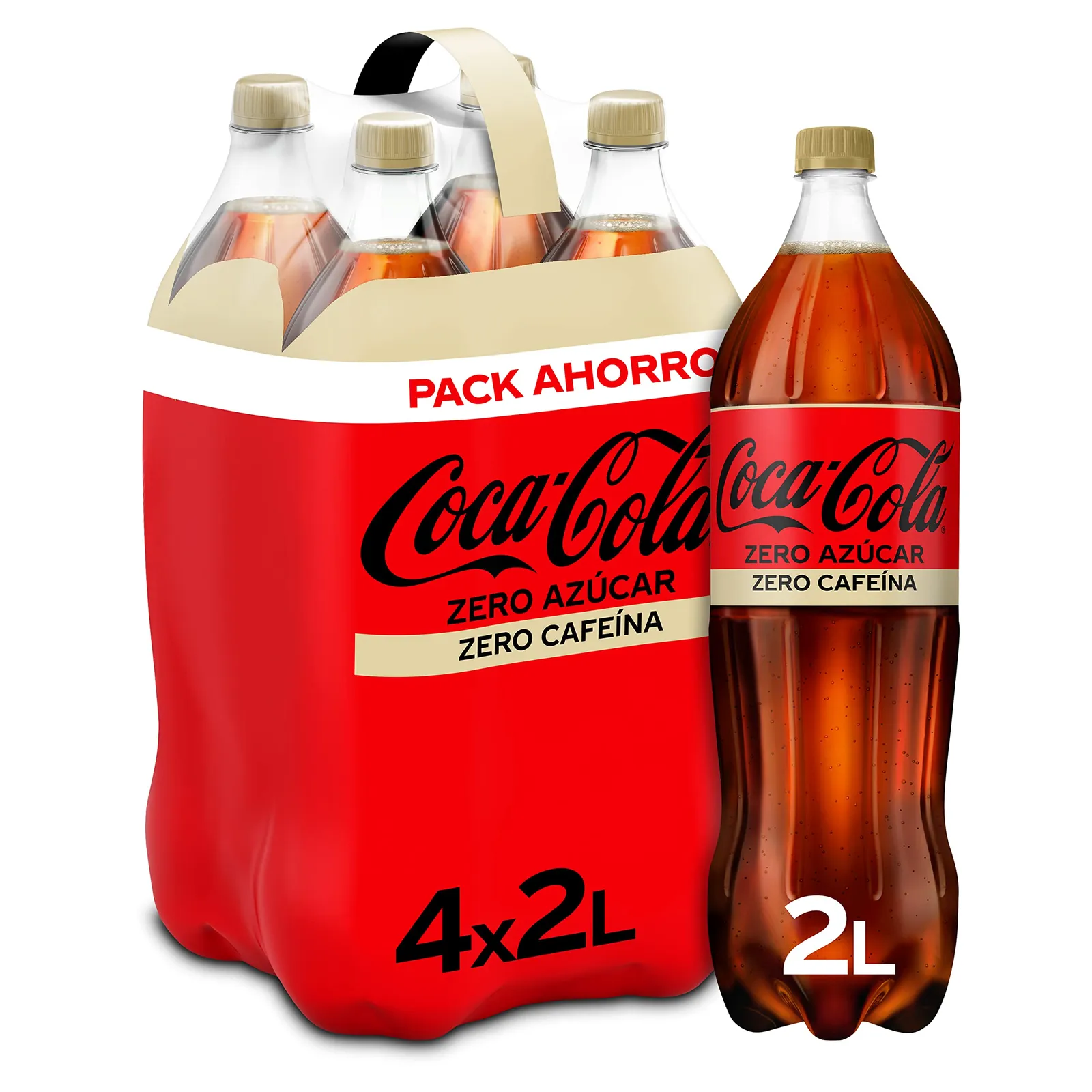 Pack 8 Latas Coca-Cola Zero Azúcar Zero Cafeína
