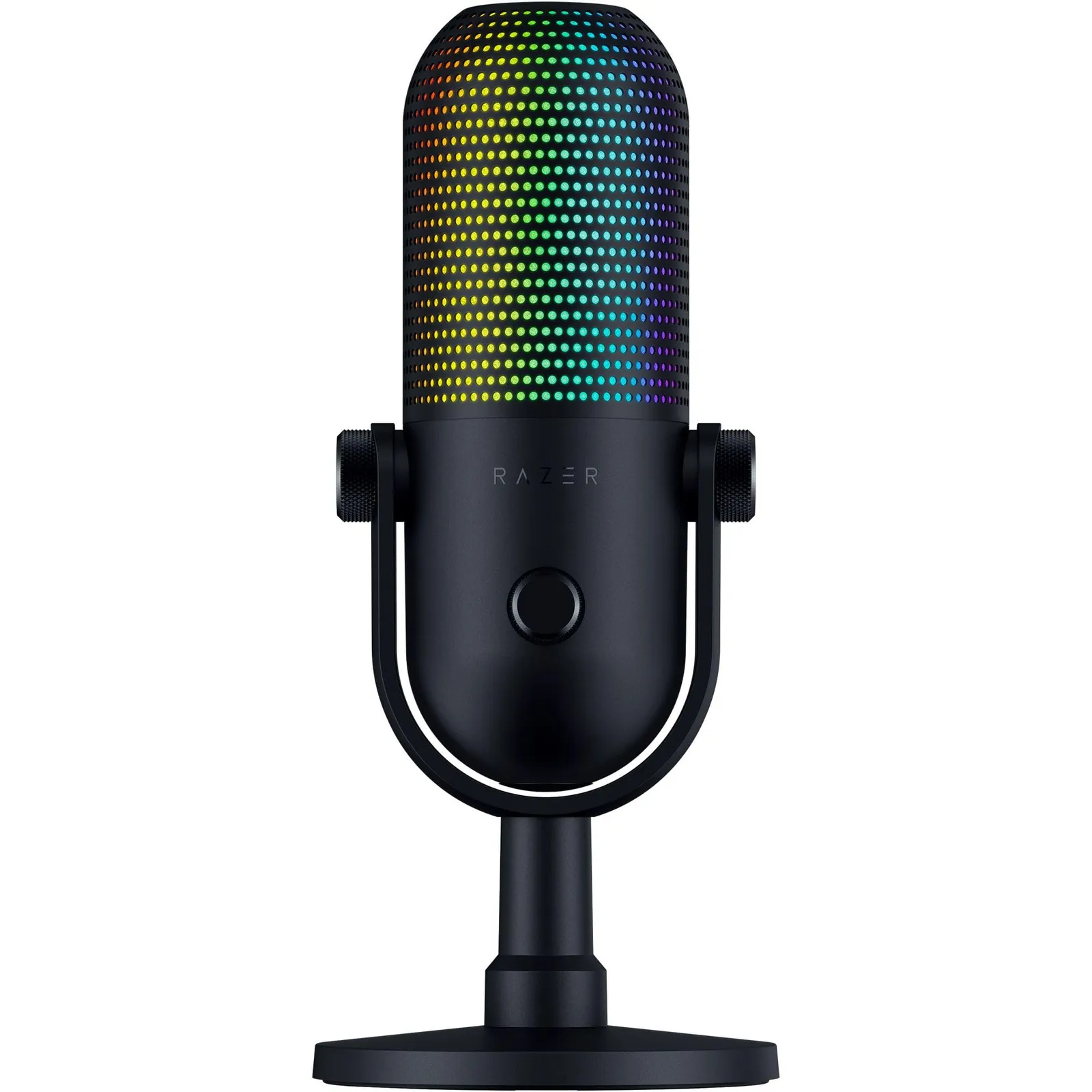 Micrófono Razer Seiren V3 Chroma RGB: Condensador supercardioide con RGB y limitador de ganancia