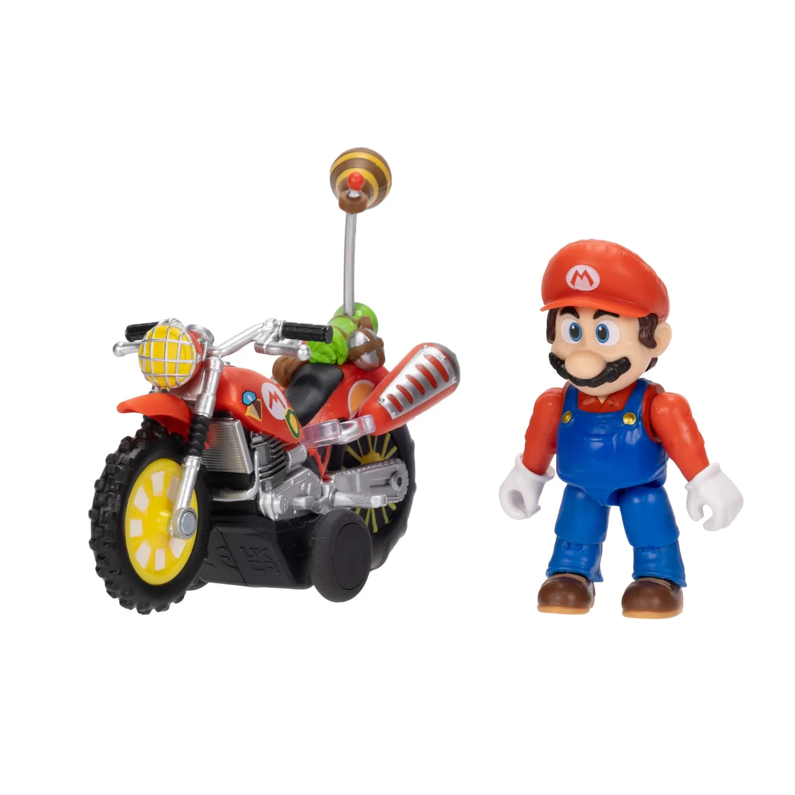 Figura de Mario (6 cm) con Motocicleta de Retroceso de Super Mario Galaxy