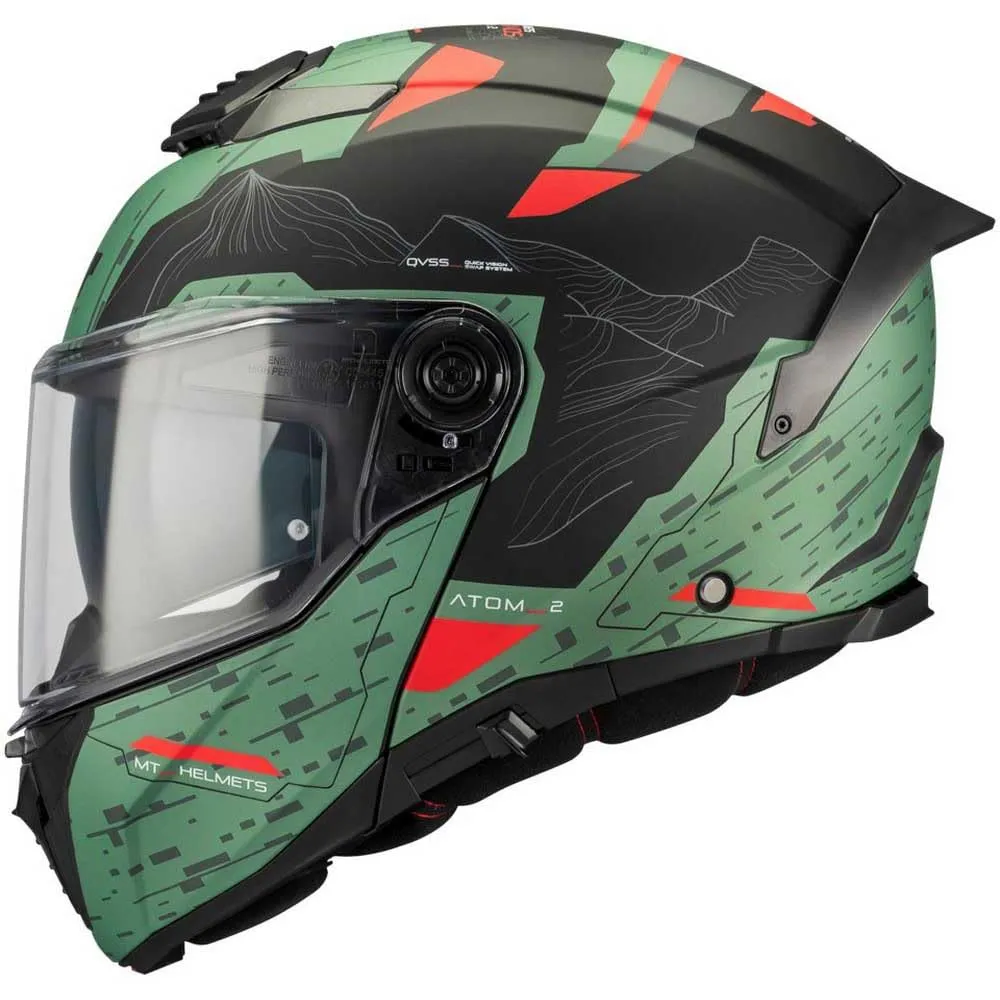Casco MT Helmets Atom 2 SV Modular Flip-Up Homologado ECE 22.06 & DOT