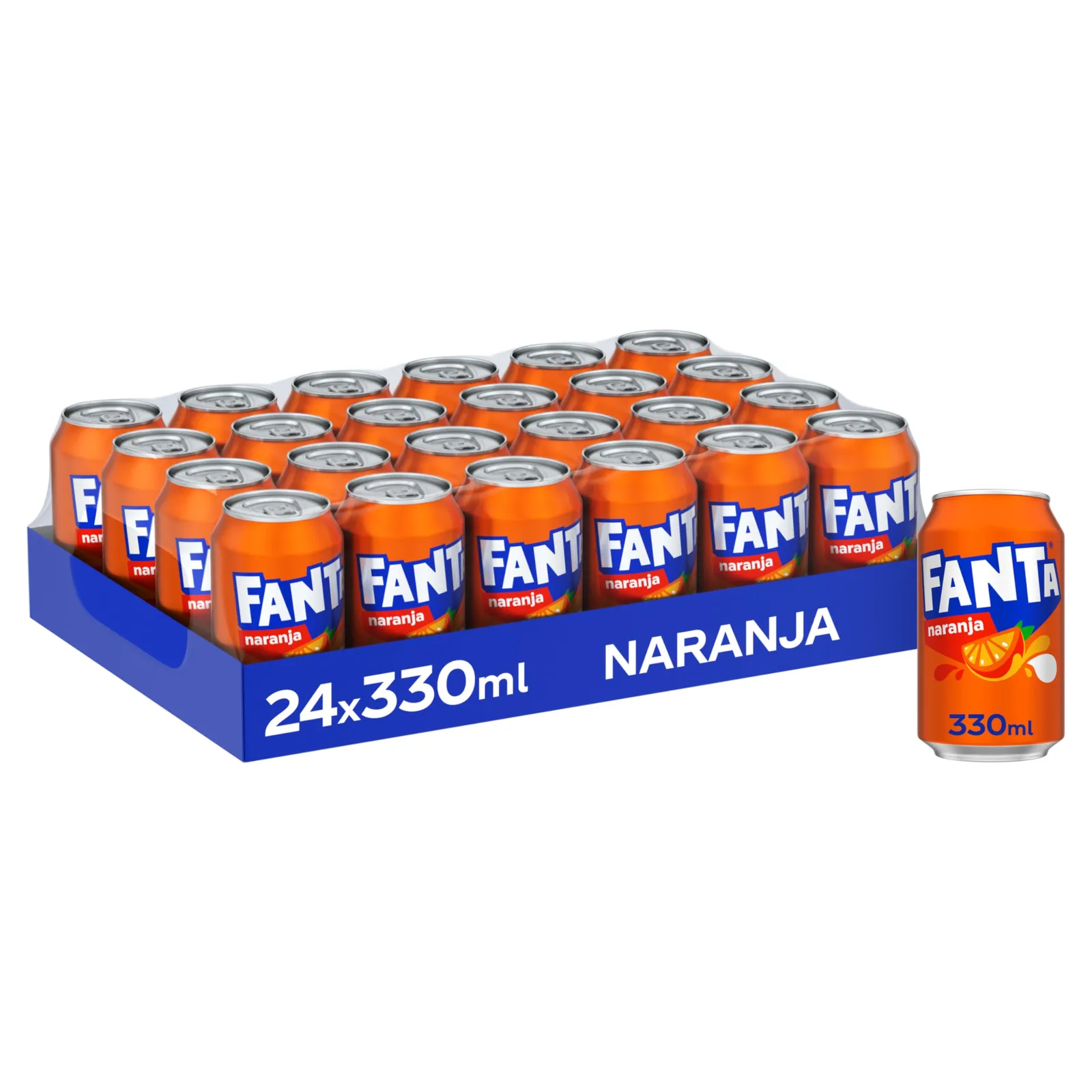 Pack 24 latas Fanta Naranja 330ml