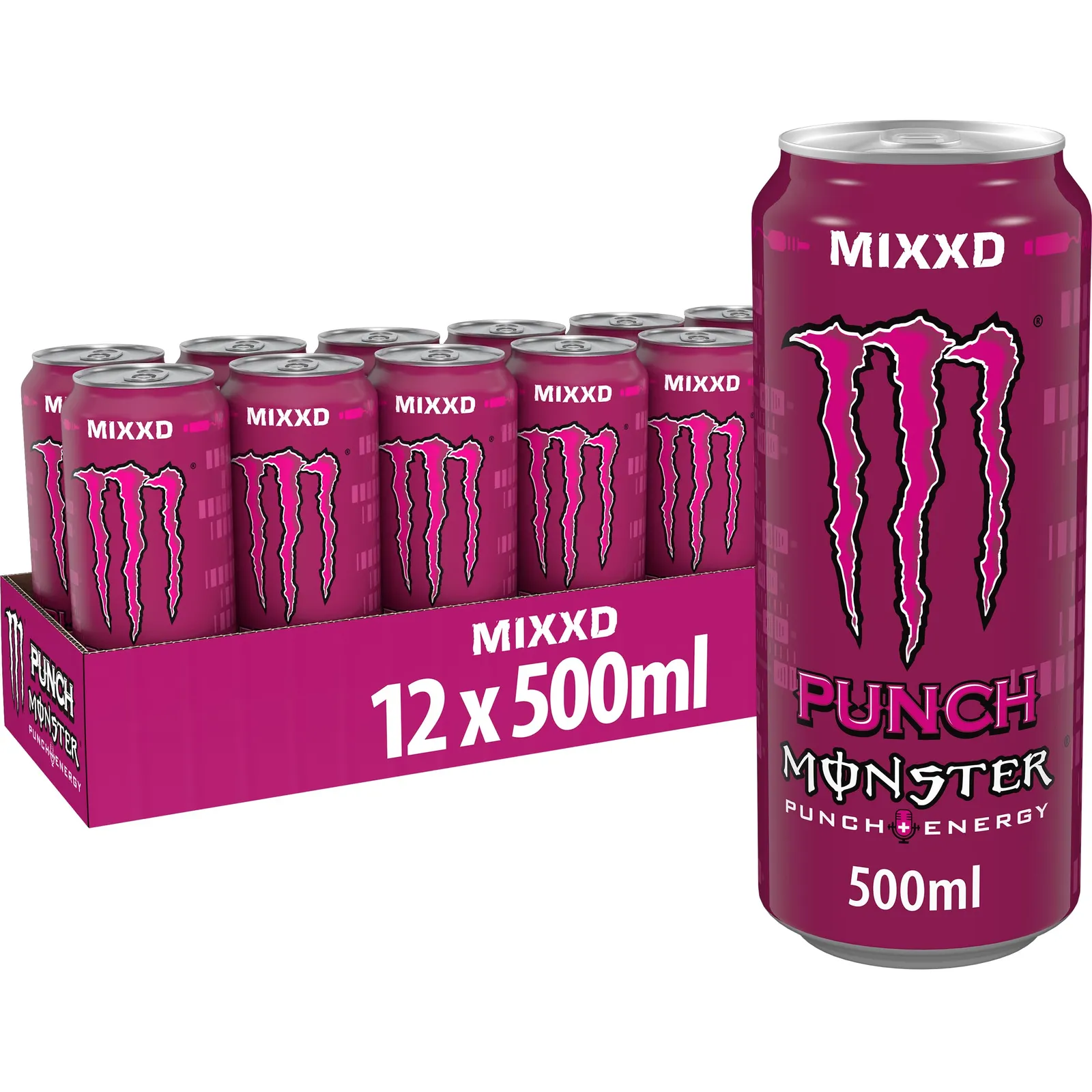 Pack 12 latas Monster Energy MIXXD Punch 500ml
