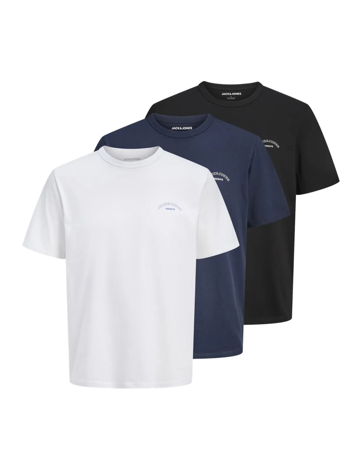 Pack 3 Camisetas Jack & Jones Jjcollege Logo Tee