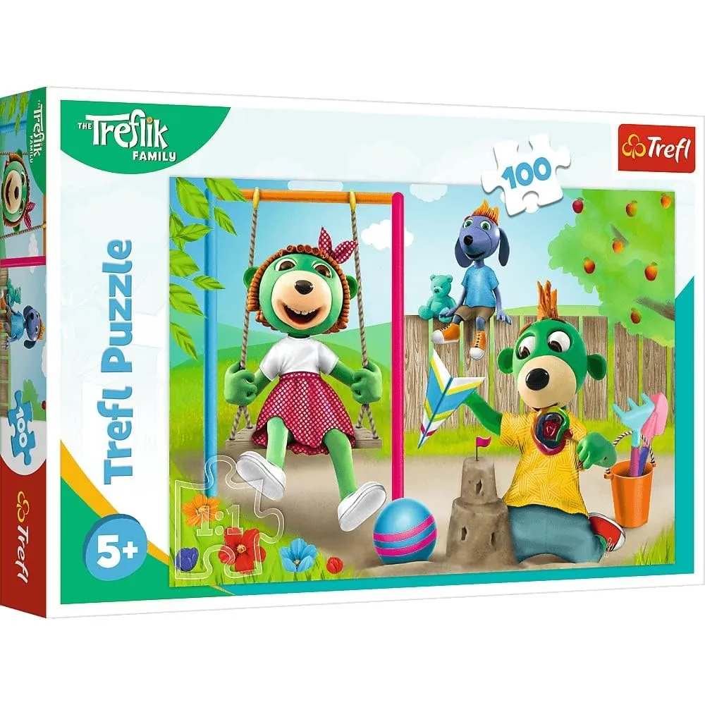 Puzzle Trefl Treflik Familia 100 Piezas