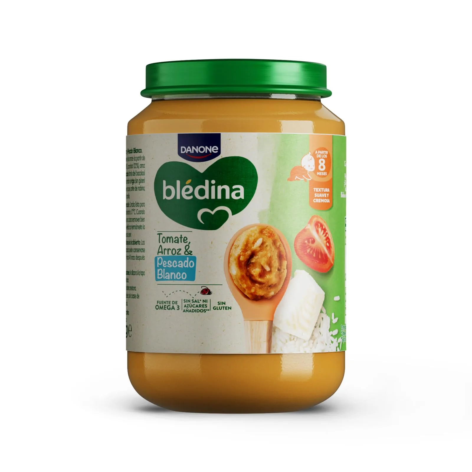 2x Blédina Tomate Arroz + Pescado Blanco 200g