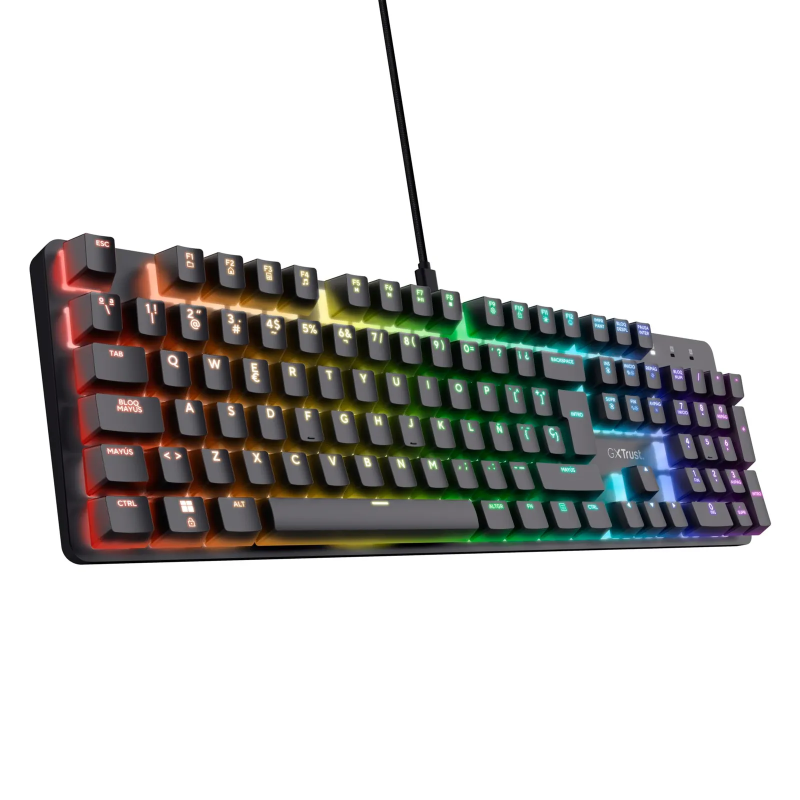 Teclado Mecánico GXTrust 871 Zora RGB QWERTY Español