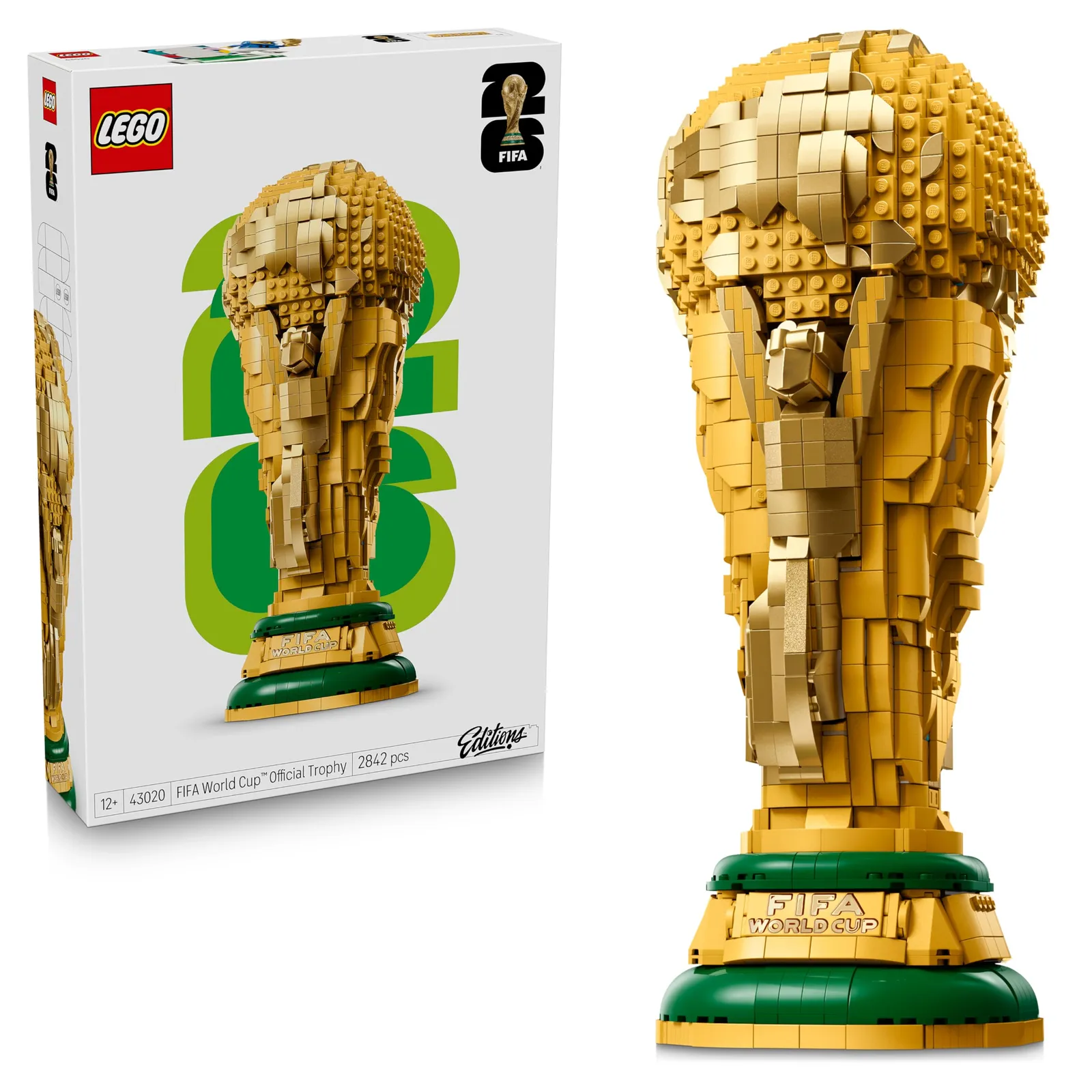LEGO 43020 Edicion FIFA Copa Mundial Trofeo 3D Modelo Coleccionable