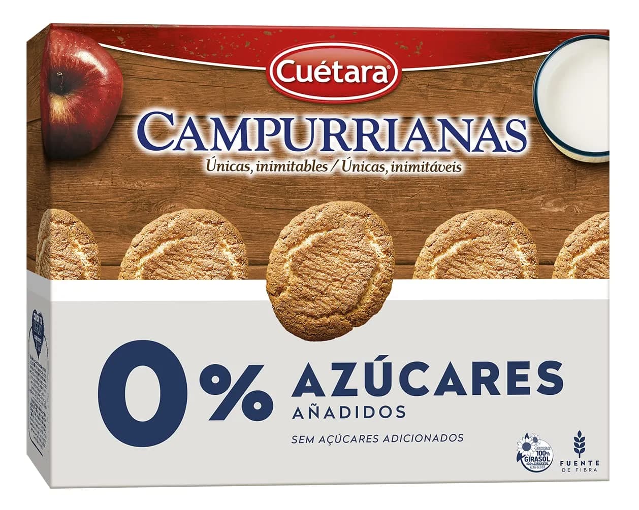 2x Campurrianas 320g: Galletas 0% Azúcares Añadidos
