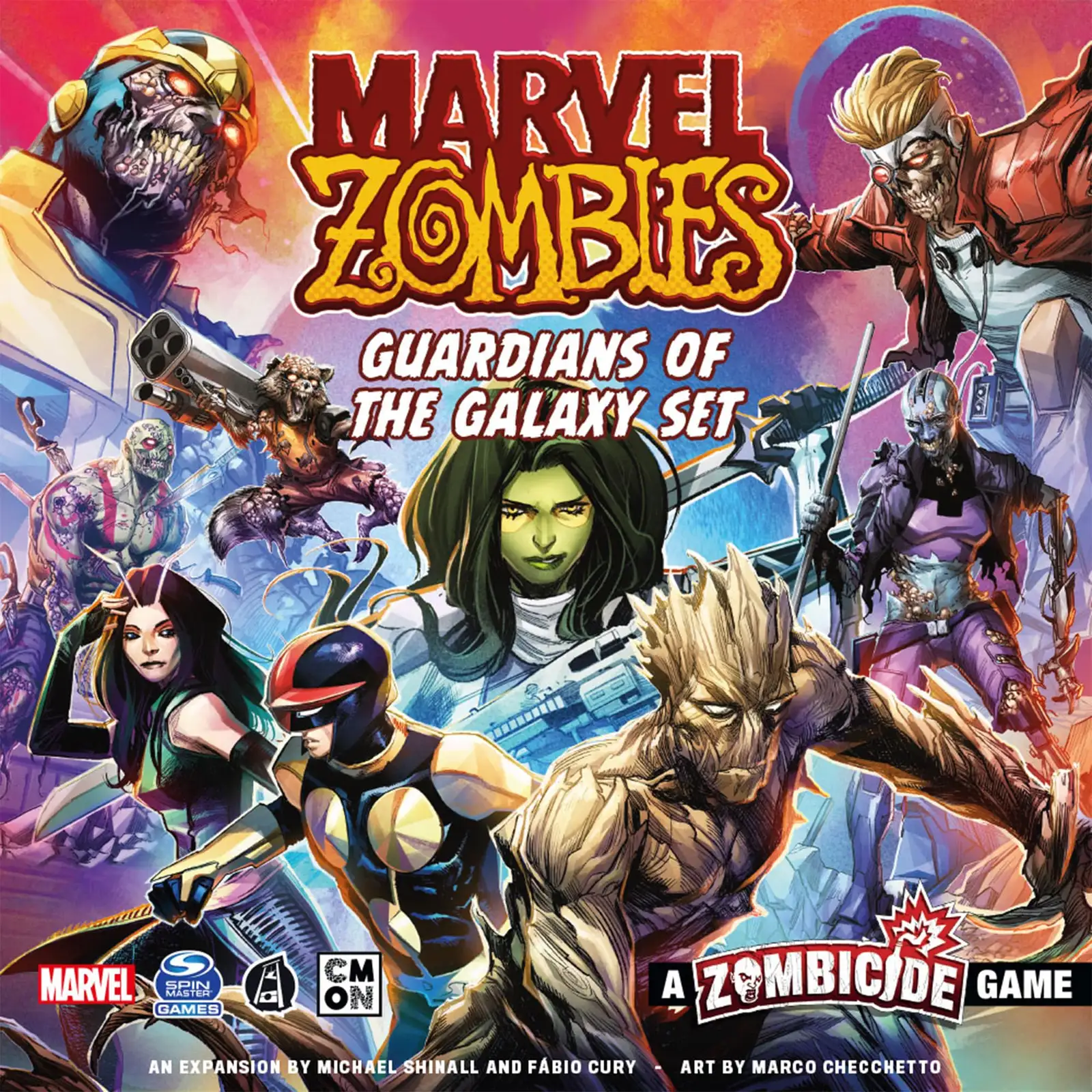 Juego de mesa Zombicide: Marvel Zombies - Guardians of the Galaxy
