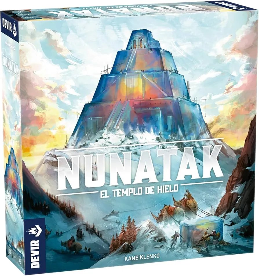 Juego de mesa Nunatak: Construcción y estrategia en la Antártida