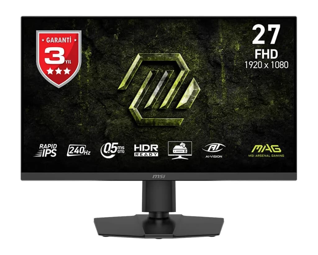 MSI MAG 272PF X24: Monitor Gaming 27" FHD 240Hz Rapid IPS, 0.5ms, HDR