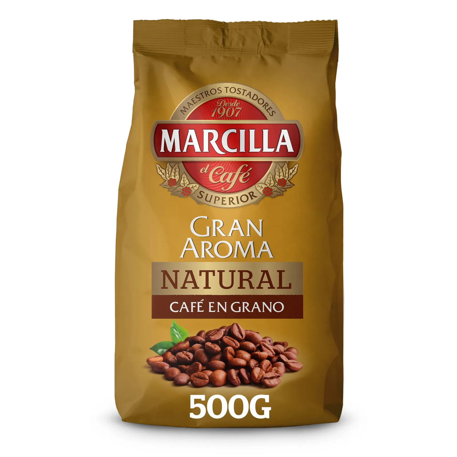 4x500g Café en Grano Natural Marcilla Gran Aroma