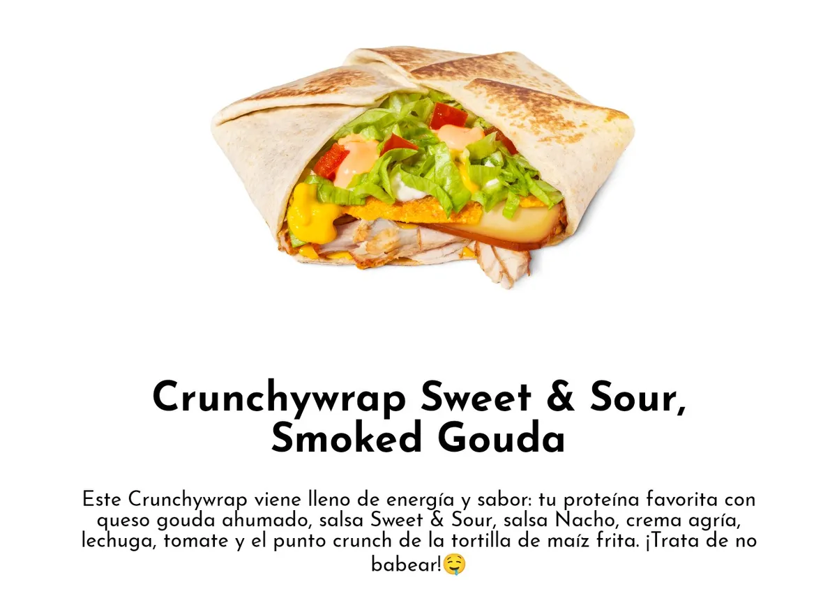 Crunchywrap Gratis por 5000 Pasos en Taco Bell