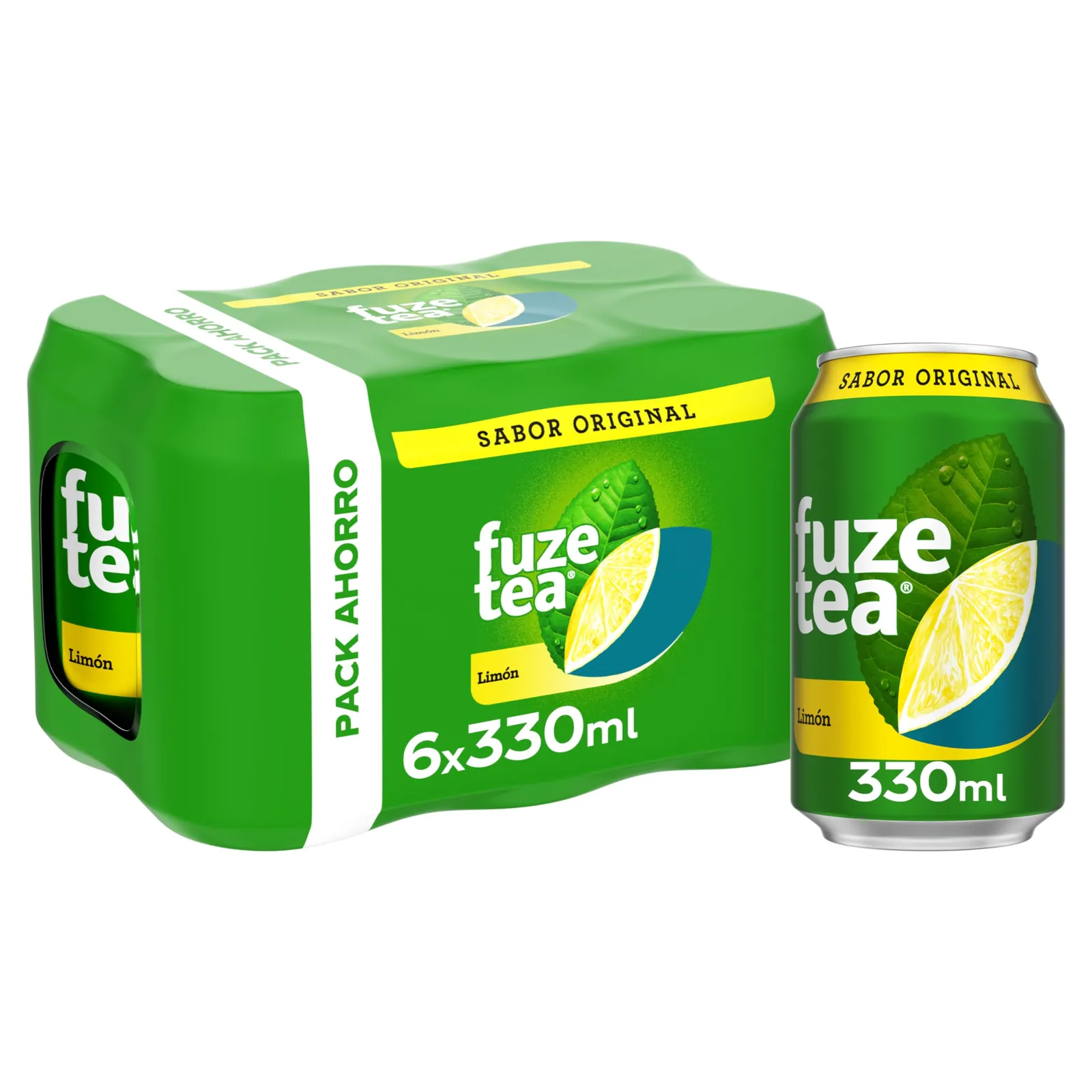 Pack 6x Fuze Tea Limón 330ml