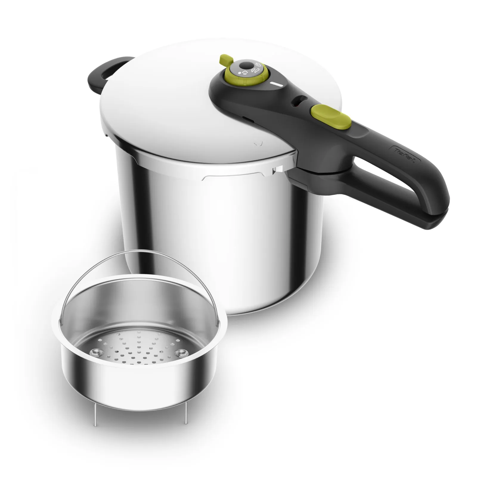 Olla a presión Tefal Secure Neo 8L - 5-8 personas, acero inoxidable