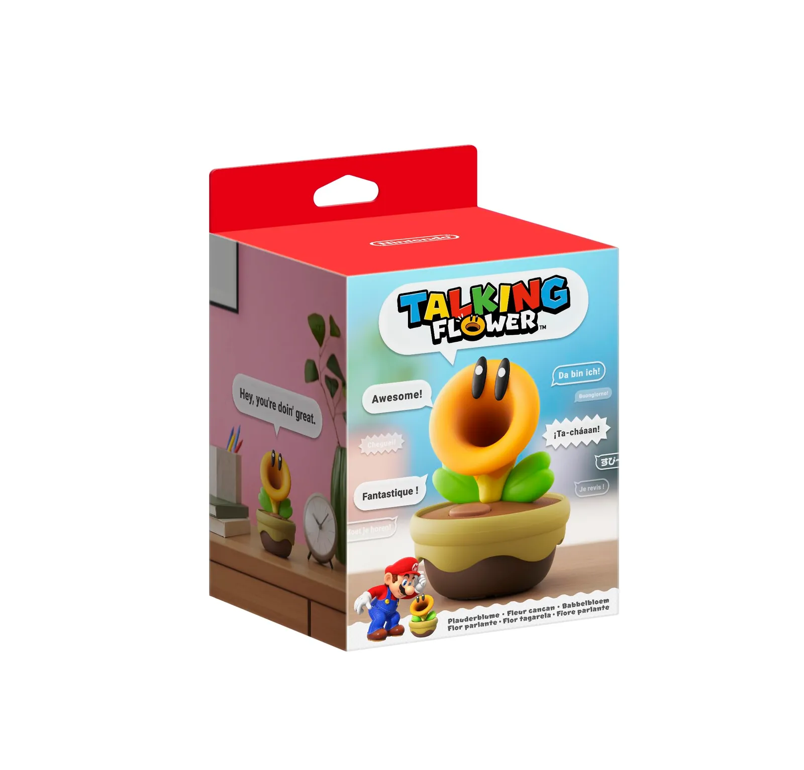 Talking Flower - Super Mario Bros - Oficial Nintendo