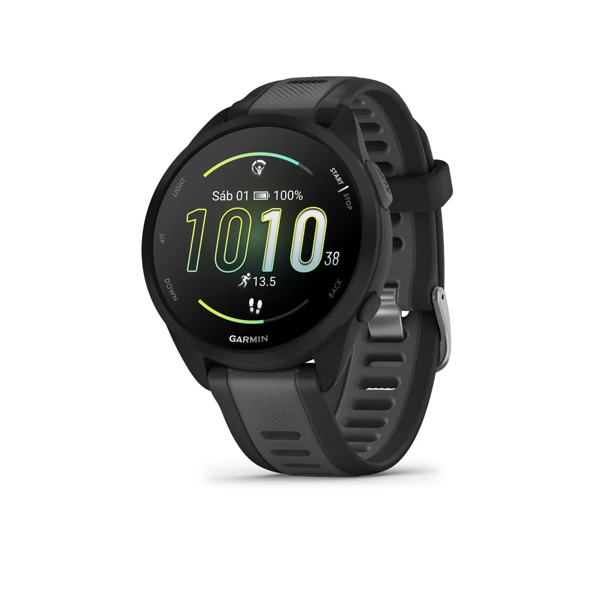 Garmin Forerunner 165 GPS Smartwatch, AMOLED, Planes Entrenamiento, Negro