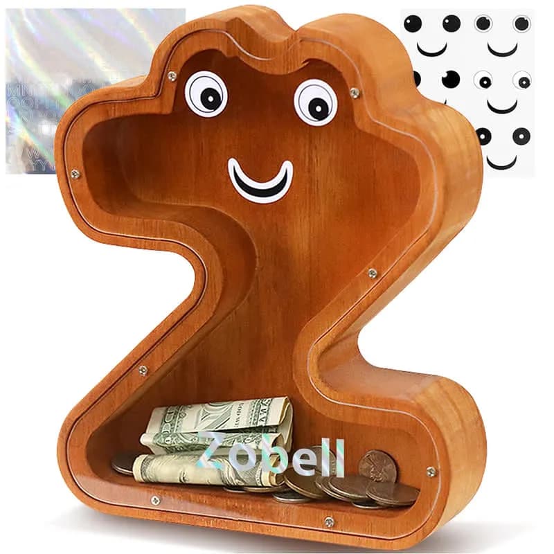 Hucha de Madera Poe - 2.99€