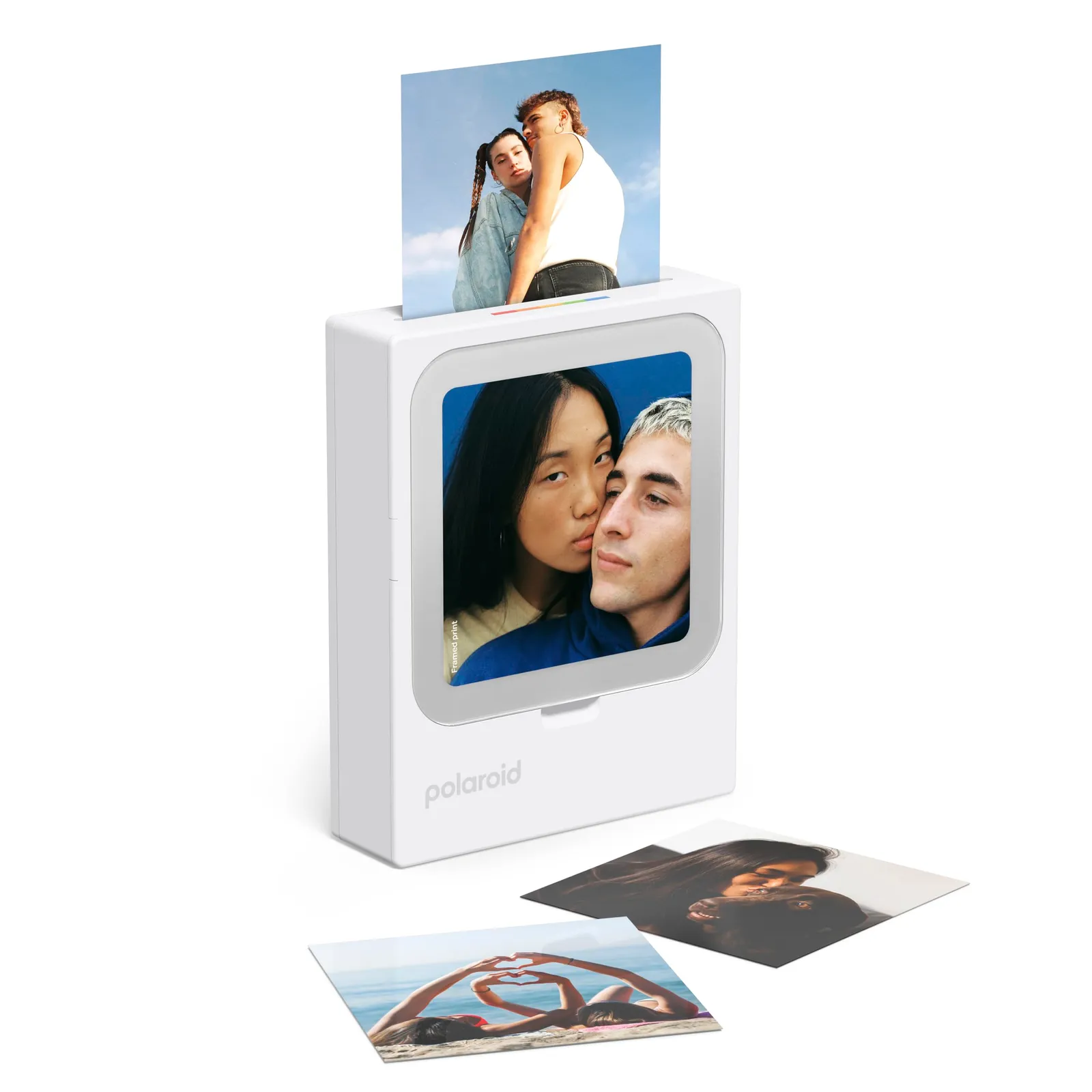 Impresora Fotográfica Polaroid HiPrint 3x3 Blanca Bluetooth + 60 Hojas