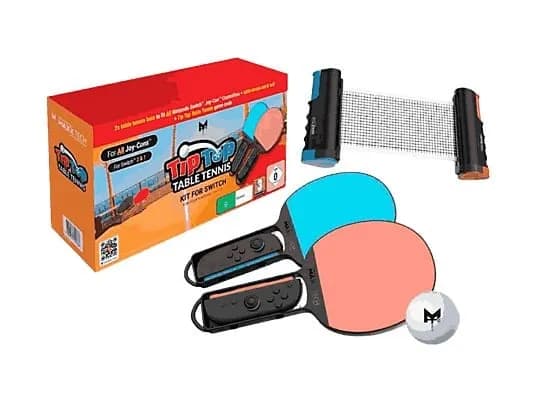 Nintendo Switch 2: Juego Tip-Top Table Tennis + Set Tenis
