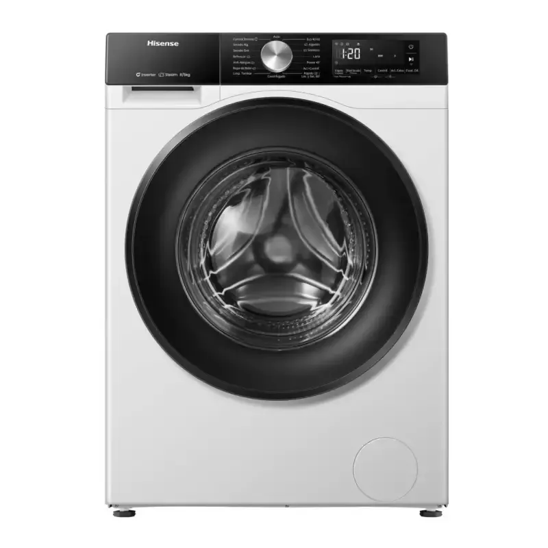 Lavasecadora Hisense 8kg/5kg 1400RPM 15 programas