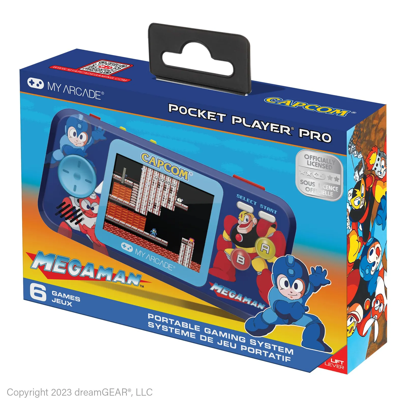 My Arcade Pocket Player Pro Megaman: Consola Retro Portátil