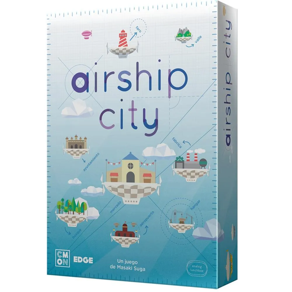 Juego de mesa Airship City: construye y gestiona tu flota de zepelines por 6€