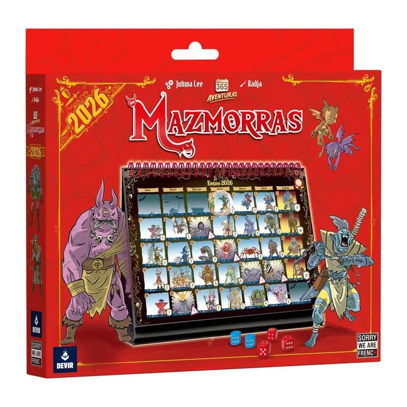 Juego Devir Calendario 365 Aventuras Mazmorras 2026