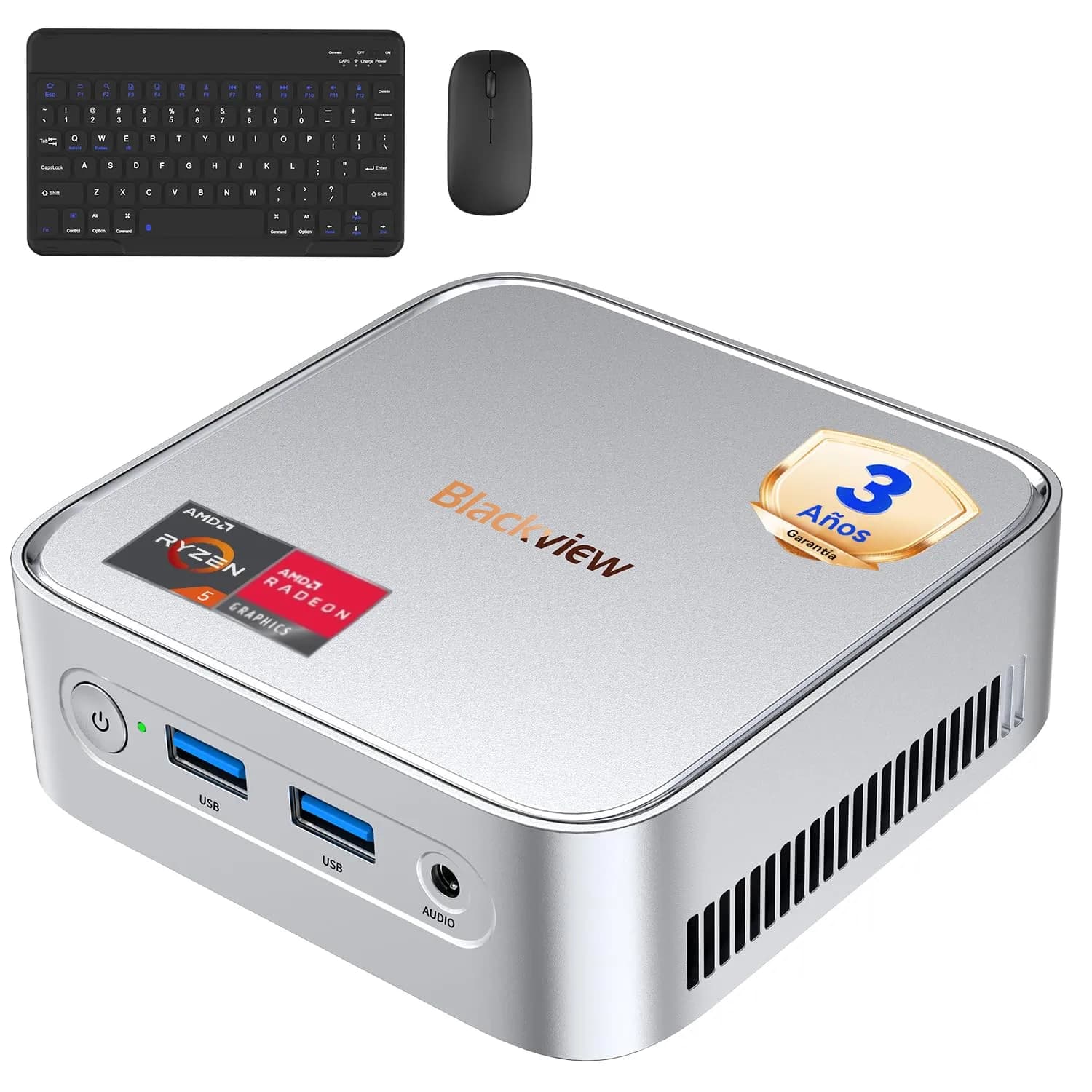 Mini PC Blackview MP50 AMD Ryzen 5 16GB RAM 512GB SSD con Teclado y Ratón